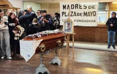 Último adiós a Taty Almeida: Axel Kicillof y Estela de Carlotto, presentes 