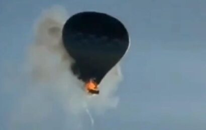 Se incendió un globo aerostático y dejó ocho muertos: una familia completa entre las víctimas 