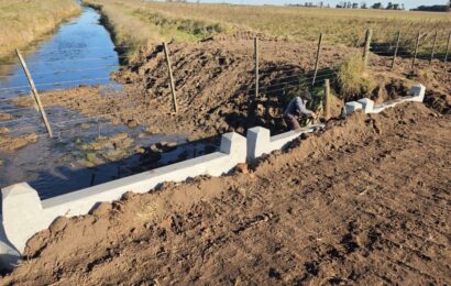 Colocaron un nuevo puente en la zona del bajo de La Criolla