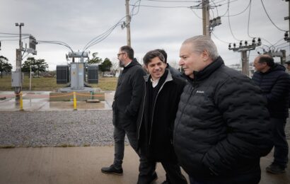 Kicillof inauguró la nueva Estación Transformadora de Salto Kicillof inauguró la nueva Estación Transformadora de Salto