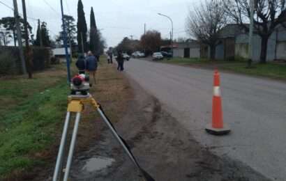 Iniciaron los trabajos en la bicisenda de Avenida Fortín Mercedes