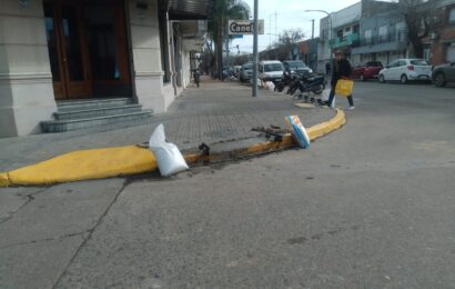Siguen con intensidad los trabajos en los cordones de la Av. 25 de Mayo