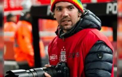Avellaneda: Pablo Grillo volvió a sacar fotos en la cancha de Independiente