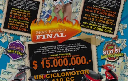 Bomberos de Rojas lanzó una nueva rifa anual