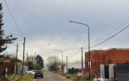 Colocaron más luces LED en el barrio Belgrano