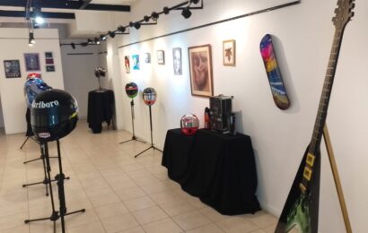 Comenzó la muestra de aerografía de Martín Severini