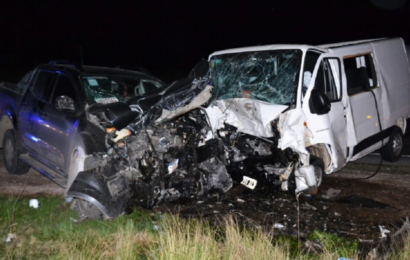 Choque en Ruta 33: 1 fallecido y 10 heridos, dos de ellos de gravedad