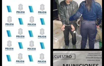 En Rojas allanamiento por amenazas