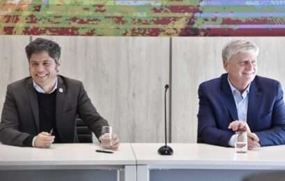 Kicillof y Ziliotto acuerdan un sistema de alerta para el río V y piden por el Fondo Hídrico