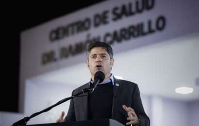 Kicillof inauguró un nuevo Centro de Atención Primaria de la Salud