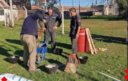 Sigue creciendo el Centro de Entrenamiento de los Bomberos