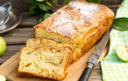 Budín de banana y peras: sin balaza ni licuadora que se hace en minutos