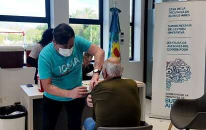 Finalizó la campaña de vacunación antigripal en las Casas de la Provincia