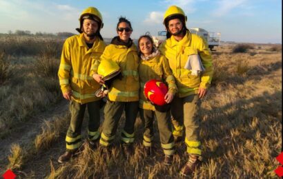 Bomberos de Rojas realizaron una capacitación en Arribeños