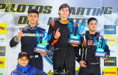 Podios para Detomassi y Delbaldo en la sexta del Karting