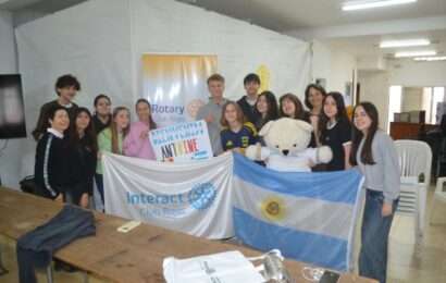 El Rotary Club Rojas recibe a un joven intercambista belga