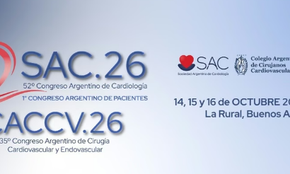 SAC.26: el corazón de la cardiología tiene su cita anual en Buenos Aires SAC.26: el corazón de la cardiología tiene su cita anual en Buenos Aires