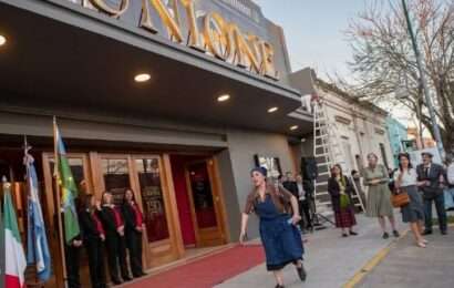 Dolores: el Teatro Unione con nueva fachada, a 150 años del inicio de su construcción