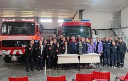 Bomberos de Carabelas participaron de una capacitación en Bragado