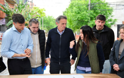 Katopodis recorrió obras de infraestructura en Morón