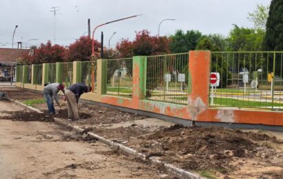 Avanza la puesta en valor de la Plaza Gálvez y la Plazoleta Almafuerte 